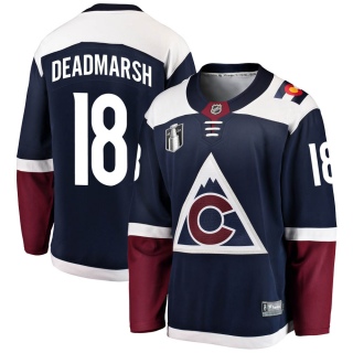 Men's Adam Deadmarsh Colorado Avalanche Fanatics Branded Alternate 2022 Stanley Cup Final Patch Jersey - Breakaway Navy
