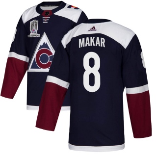 Men's Cale Makar Colorado Avalanche Adidas Alternate 2022 Stanley Cup Champions Jersey - Authentic Navy
