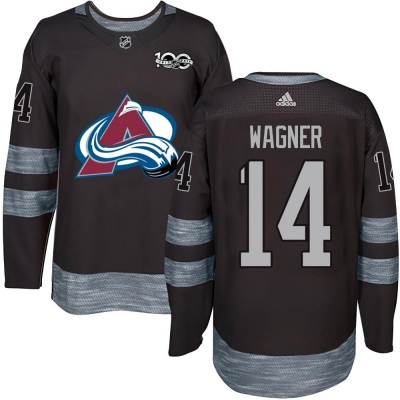 Men's Chris Wagner Colorado Avalanche 1917- 100th Anniversary Jersey - Authentic Black