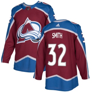 Men's Dustin Smith Colorado Avalanche Adidas Burgundy Home Jersey - Authentic