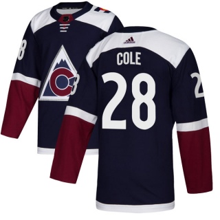 Men's Ian Cole Colorado Avalanche Adidas Alternate Jersey - Authentic Navy