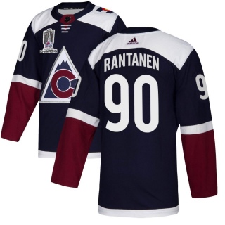 Men's Mikko Rantanen Colorado Avalanche Adidas Alternate 2022 Stanley Cup Champions Jersey - Authentic Navy