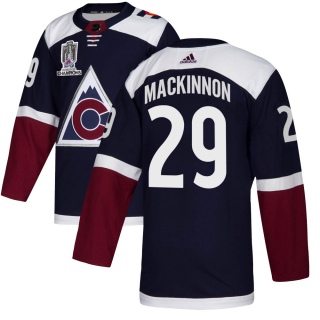 Men's Nathan MacKinnon Colorado Avalanche Adidas Alternate 2022 Stanley Cup Champions Jersey - Authentic Navy