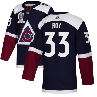 Men's Patrick Roy Colorado Avalanche Adidas Alternate 2022 Stanley Cup Champions Jersey - Authentic Navy