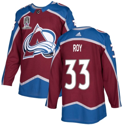 Men's Patrick Roy Colorado Avalanche Adidas Burgundy Home 2022 Stanley Cup Champions Jersey - Authentic