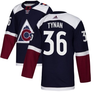Men's T.J. Tynan Colorado Avalanche Adidas Alternate Jersey - Authentic Navy