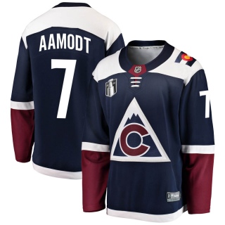 Men's Wyatt Aamodt Colorado Avalanche Fanatics Branded Alternate 2022 Stanley Cup Final Patch Jersey - Breakaway Navy