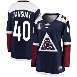 Women's Alex Tanguay Colorado Avalanche Fanatics Branded Alternate 2022 Stanley Cup Final Patch Jersey - Breakaway Navy