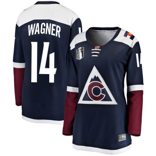 Women's Chris Wagner Colorado Avalanche Fanatics Branded Alternate 2022 Stanley Cup Final Patch Jersey - Breakaway Navy