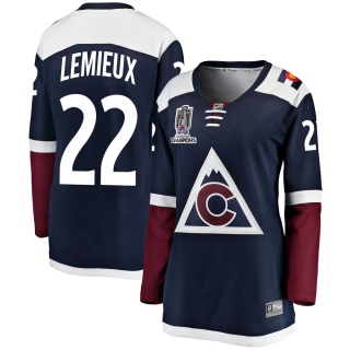 Women's Claude Lemieux Colorado Avalanche Fanatics Branded Alternate 2022 Stanley Cup Champions Jersey - Breakaway Navy