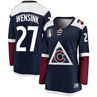 Women's John Wensink Colorado Avalanche Fanatics Branded Alternate 2022 Stanley Cup Final Patch Jersey - Breakaway Navy