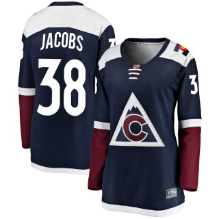 Women's Josh Jacobs Colorado Avalanche Fanatics Branded Alternate Jersey - Breakaway Navy