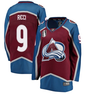 Women's Mike Ricci Colorado Avalanche Fanatics Branded Maroon Home 2022 Stanley Cup Final Patch Jersey - Breakaway