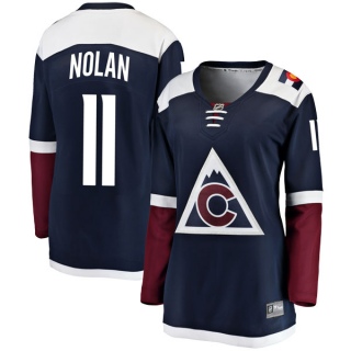 Women's Owen Nolan Colorado Avalanche Fanatics Branded Alternate Jersey - Breakaway Navy
