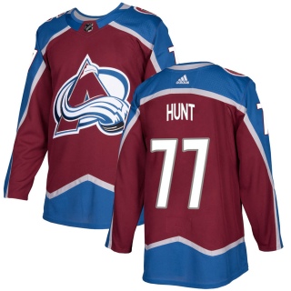 Youth Brad Hunt Colorado Avalanche Adidas Burgundy Home Jersey - Authentic
