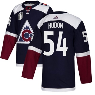 Youth Charles Hudon Colorado Avalanche Adidas Alternate 2022 Stanley Cup Final Patch Jersey - Authentic Navy