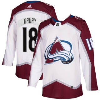 Youth Chris Drury Colorado Avalanche Adidas 2020/21 Away Jersey - Authentic White