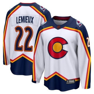 Youth Claude Lemieux Colorado Avalanche Fanatics Branded Special Edition 2.0 Jersey - Breakaway White