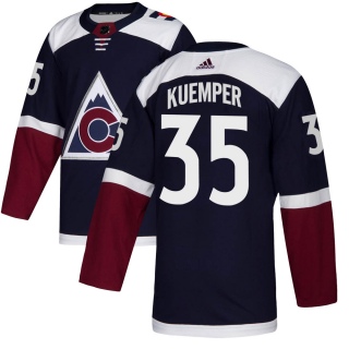 Youth Darcy Kuemper Colorado Avalanche Adidas Alternate Jersey - Authentic Navy