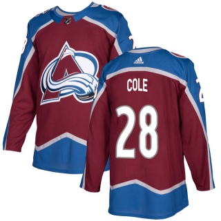 Youth Ian Cole Colorado Avalanche Adidas Burgundy Home Jersey - Authentic