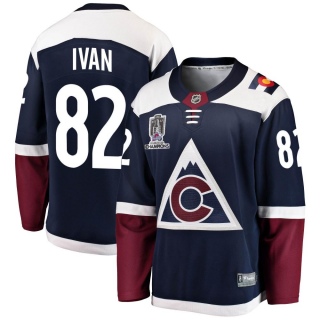 Youth Ivan Ivan Colorado Avalanche Fanatics Branded Alternate 2022 Stanley Cup Champions Jersey - Breakaway Navy