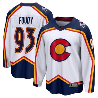 Youth Jean-Luc Foudy Colorado Avalanche Fanatics Branded Special Edition 2.0 Jersey - Breakaway White