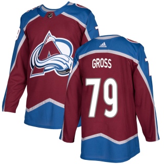 Youth Jordan Gross Colorado Avalanche Adidas Burgundy Home Jersey - Authentic