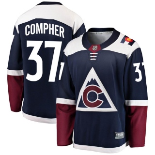 Youth J.t. Compher Colorado Avalanche Fanatics Branded J.T. Compher Alternate Jersey - Breakaway Navy