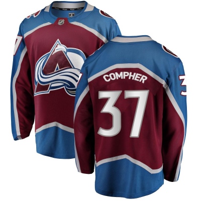 Youth J.t. Compher Colorado Avalanche Fanatics Branded J.T. Compher Maroon Home Jersey - Breakaway