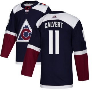 Youth Matt Calvert Colorado Avalanche Adidas Alternate Jersey - Authentic Navy