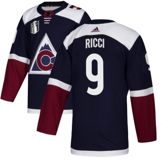 Youth Mike Ricci Colorado Avalanche Adidas Alternate 2022 Stanley Cup Final Patch Jersey - Authentic Navy