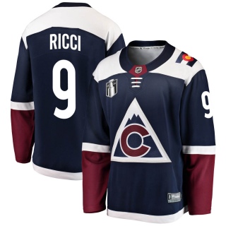Youth Mike Ricci Colorado Avalanche Fanatics Branded Alternate 2022 Stanley Cup Final Patch Jersey - Breakaway Navy