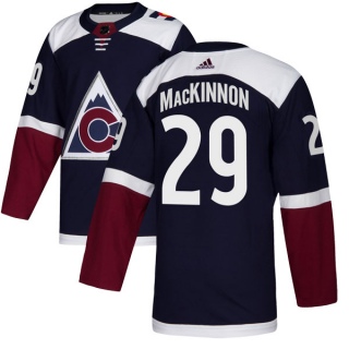 Youth Nathan MacKinnon Colorado Avalanche Adidas Alternate Jersey - Authentic Navy