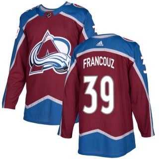 Youth Pavel Francouz Colorado Avalanche Adidas Burgundy Home Jersey - Authentic