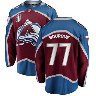 Youth Raymond Bourque Colorado Avalanche Fanatics Branded Maroon Home 2022 Stanley Cup Final Patch Jersey - Breakaway