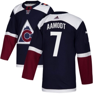 Youth Wyatt Aamodt Colorado Avalanche Adidas Alternate Jersey - Authentic Navy